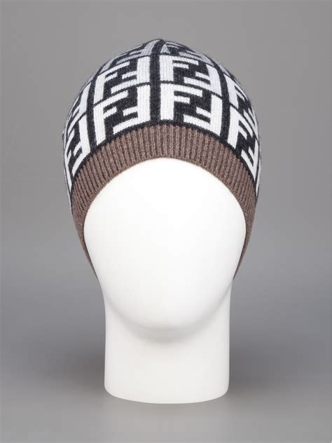 fendi knit beanie|fendi beanie hat for sale.